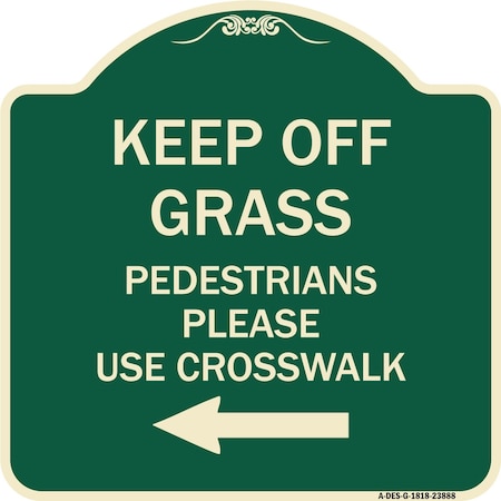 Signmission Lawn Boss Stake Kit Heavy-Gauge Aluminum Architectural Sign, 18" x 18", G-1818-23888 A-DES-G-1818-23888
